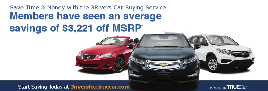 Car Buying service at 3Rivers powered by TrueCar