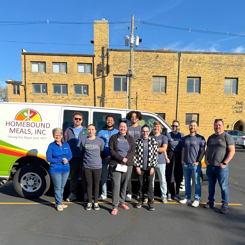 3Rivers employees volunteering for Homebound Meals