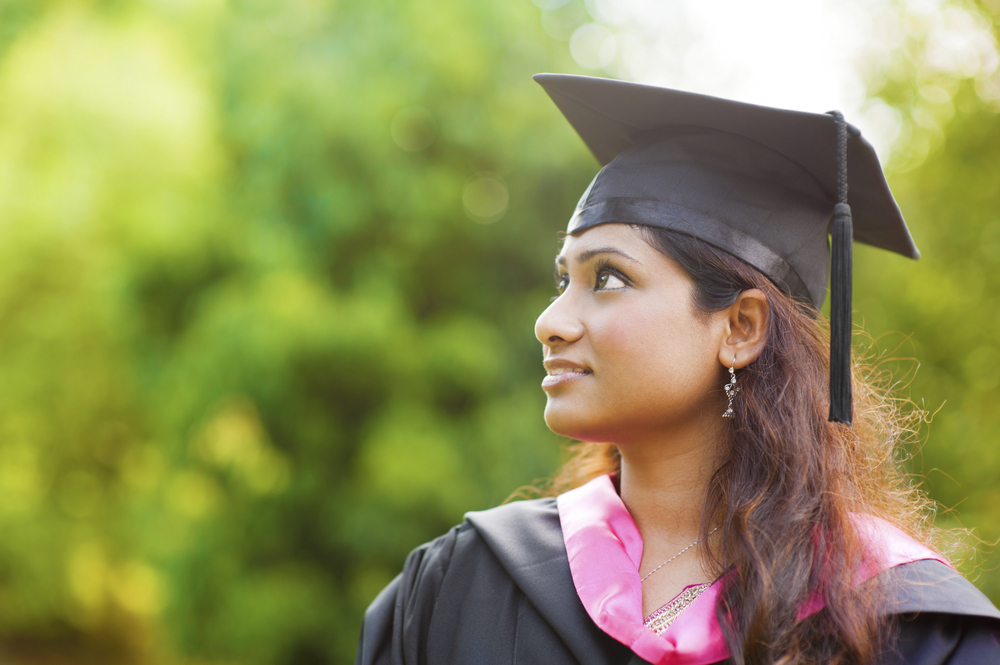 Graduate College Happier | Image source: Shutterstock.com / Photographer: szefei