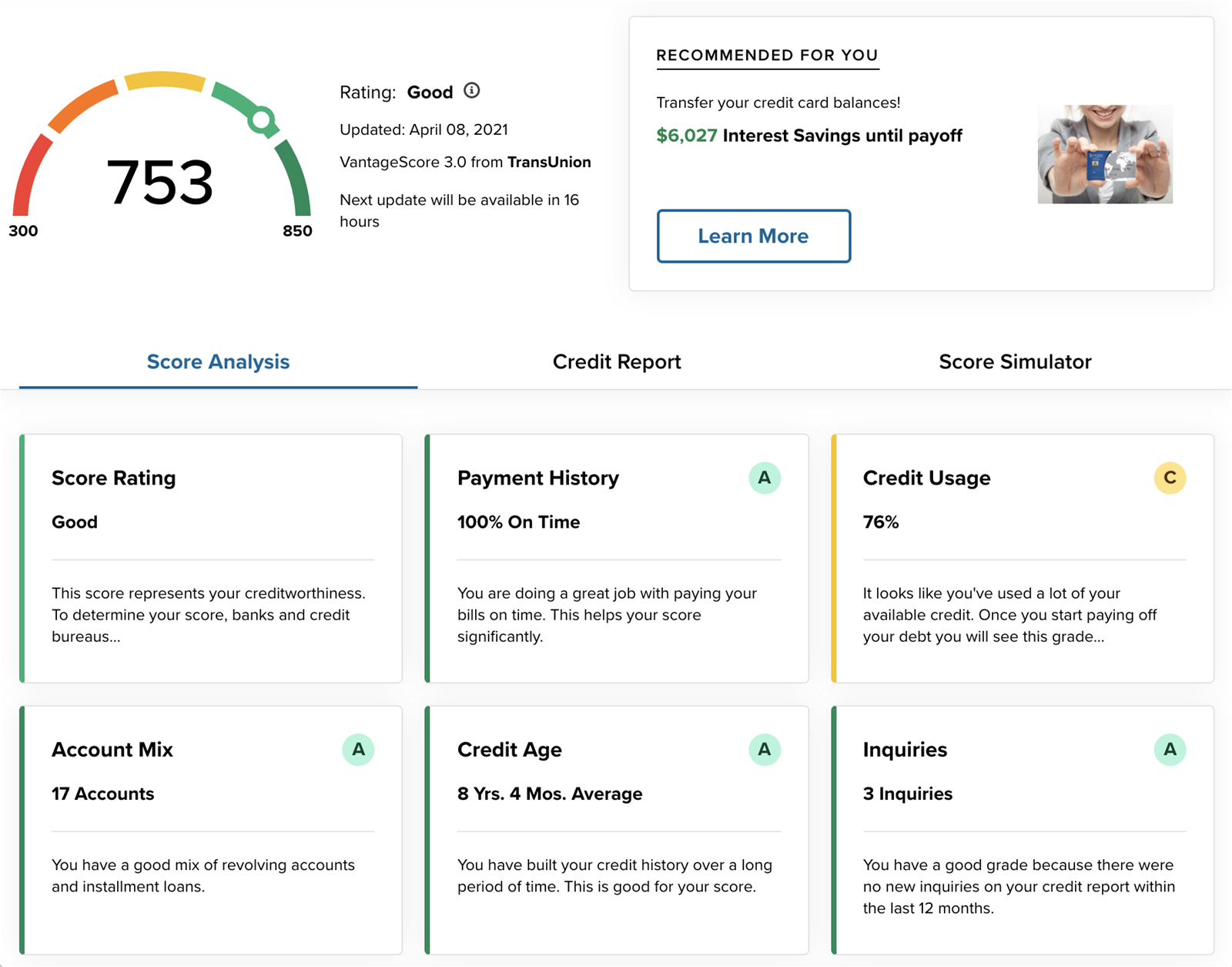 CreditSense_Dashboard 3Rivers Credit Sense Dashboard
